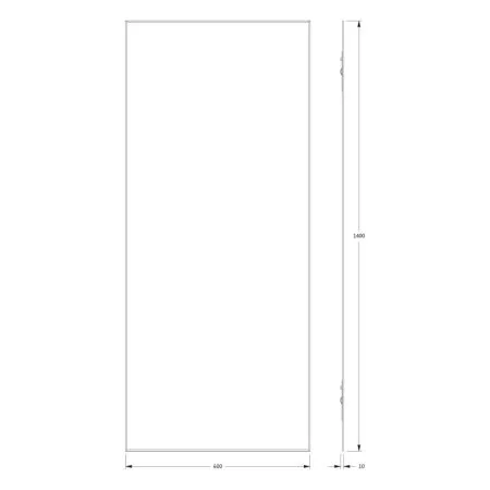 Зеркало Evoform Standard BY 0248 60x140