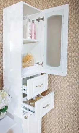 Пенал Бриклаер АННА 32 см, белый