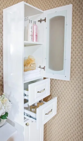 Пенал Бриклаер АННА 32 см, белый