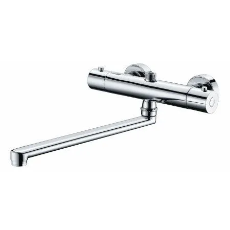 Универсальный смеситель WasserKRAFT Berkel 4800 4822L Thermo хром - купить в Москве по низкой цене в интернет-магазине с доставкой по всей России | HITsant Универсальный смеситель WasserKRAFT Berkel 4800 4822L Thermo хром