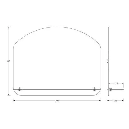 Зеркало Evoform Optima BY 0517 60x50 - купить в Москве по низкой цене в интернет-магазине с доставкой по всей России | HITsant Зеркало Evoform Optima BY 0517 60x50
