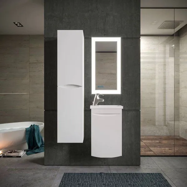 Тумба под раковину подвесная Бриклаер ВЕГА белый , 40 см