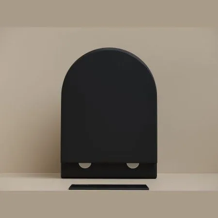 Унитаз подвесной Ceramica Nova Up CN4007MB микролифт, черный матовый - купить в Москве по низкой цене в интернет-магазине с доставкой по всей России | HITsant Унитаз подвесной Ceramica Nova Up CN4007MB микролифт, черный матовый