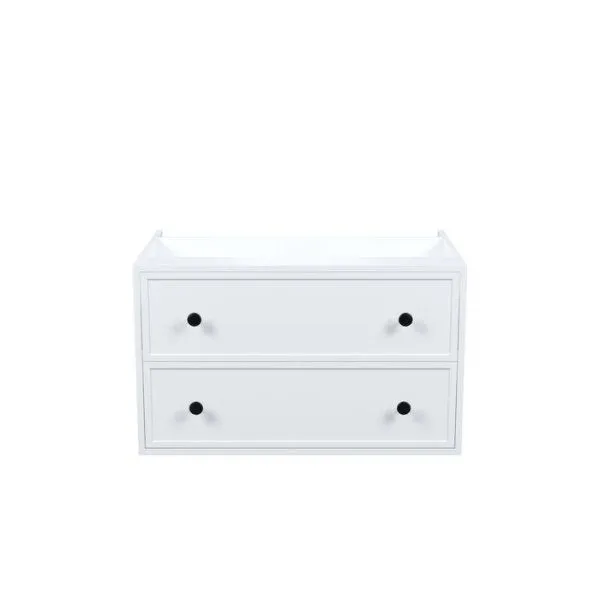 Тумба подвесная, под столешницу 80 см, белый матовый, Torr, IDDIS, TOR80WBi95