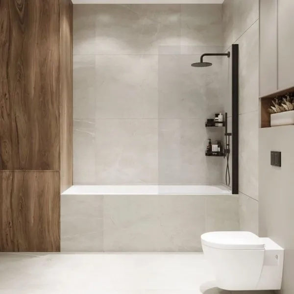 Шторка на ванну Terminus Ното 2CW150х70B 150х70 прозрачное стекло/черный - купить в Москве по низкой цене в интернет-магазине с доставкой по всей России | HITsant Шторка на ванну Terminus Ното 2CW150х70B 150х70 прозрачное стекло/черный