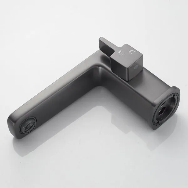 Смеситель для ванны однорычажный  Shevanik S9912T, Оружейная сталь