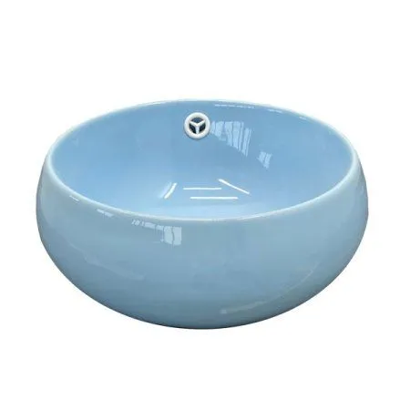 Раковина детская COMFORTY 5004B (голубая), с донным клапаном