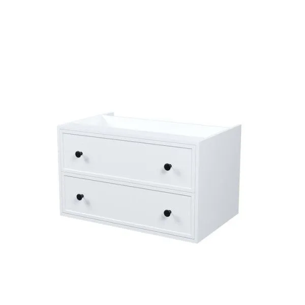 Тумба подвесная, под столешницу 80 см, белый матовый, Torr, IDDIS, TOR80WBi95