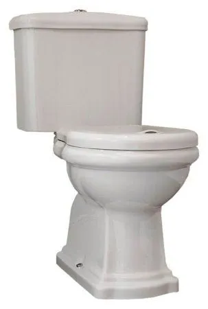 Унитаз-компакт Kerasan Retro 101301 горизонтальный выпуск, фурнитура хром