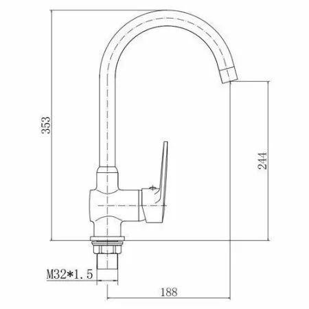 Смеситель для кухни FASHUN (A4068)