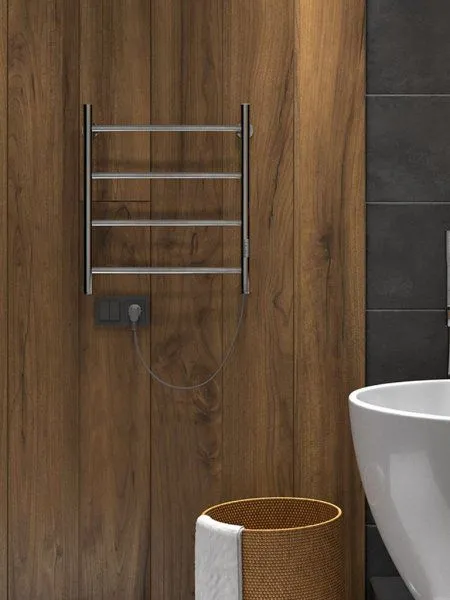 Полотенцесушитель Электрический Лесенка INDIGO LCALE60-40Rt, Полированный