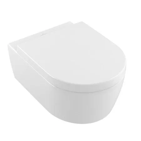 Унитаз подвесной Villeroy & Boch Avento 5656HR01 с сиденьем микролифт, альпийский белый