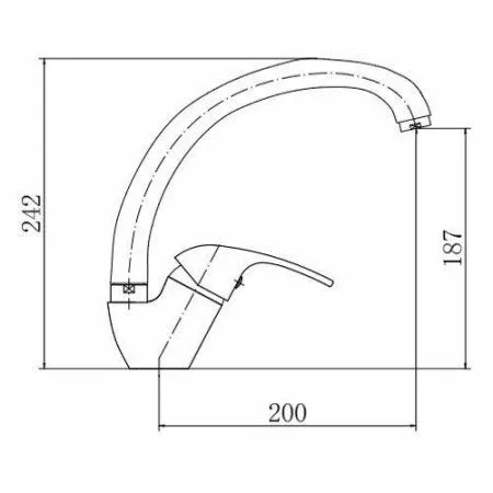 Смеситель для кухни FASHUN (A4103) - купить в Москве по низкой цене в интернет-магазине с доставкой по всей России | HITsant Смеситель для кухни FASHUN (A4103)