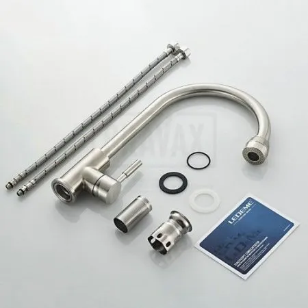 Смеситель Ledeme L74205 нержавеющая сталь