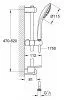 Душевой гарнитур Grohe Euphoria 110 Massage 27231001