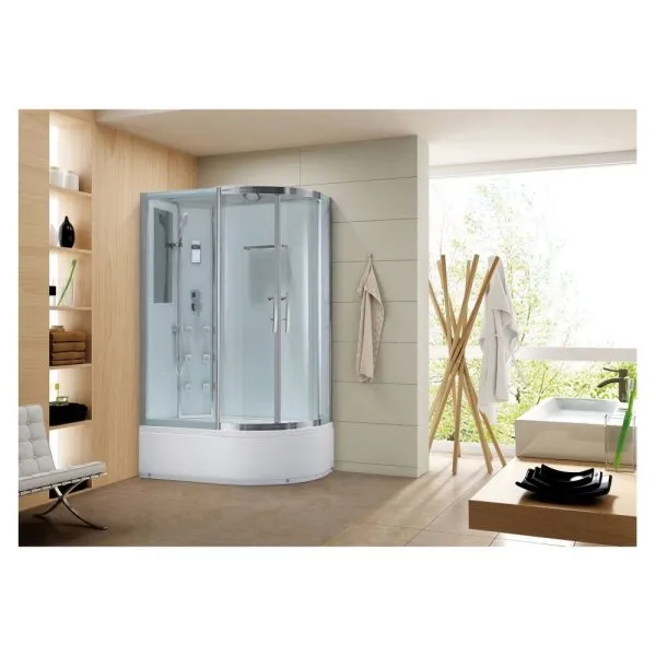 Душевая кабина Black & White Galaxy G5507 R 120х80 см