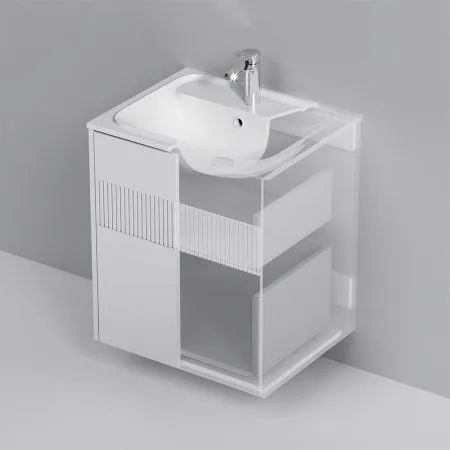 База под раковину, 2 ящика, 60 см, белый матовый AM.PM Func M8FFUX0602WM