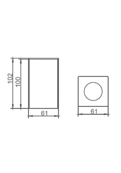 Бокс для салфеток AltroBagno BH 083101 Cr хром