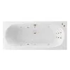 Акриловая ванна Excellent Oceana WAEX.OCE17S.LINE.BR 170x75  с гидромассажем, белый/бронза