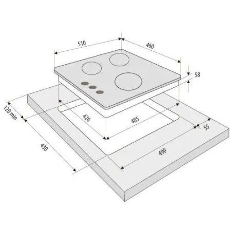 Варочная панель Krona ANIMA 45 IV