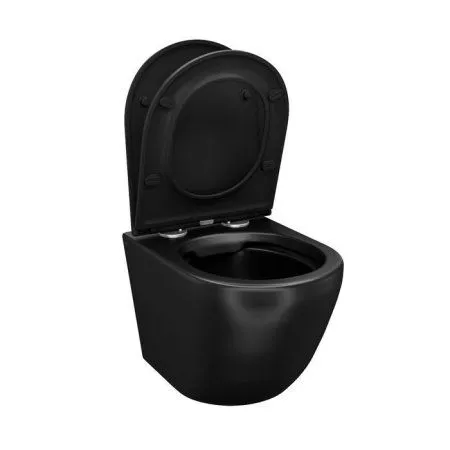 Унитаз подвесной IDDIS Blanco, черный матовый (BLAR3BMi25)