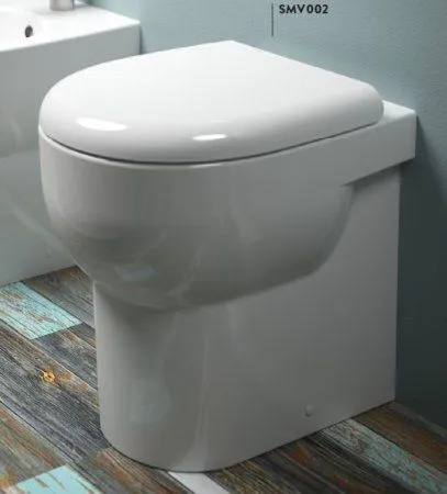 Унитаз приставной ArtCeram Smarty SMV002 01;00 белый глянцевый