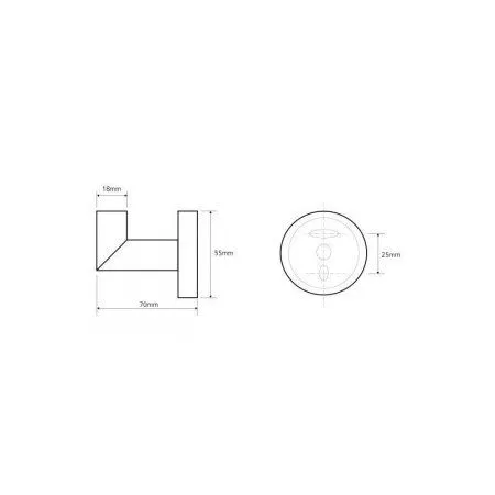 Крючок Bemeta Omega 104206022