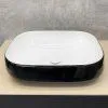 Раковина Comforty 78102BW черно/белая