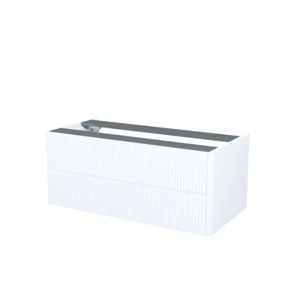 Тумба подвесная, под столешницу, 100 см, белый, Aiger, IDDIS, AIG10W0i95