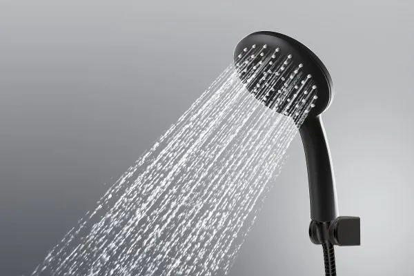 Душевая лейка SANCOS Lotus, диаметр 115 мм, 3 режима, цвет черный матовый,  SC6003MB