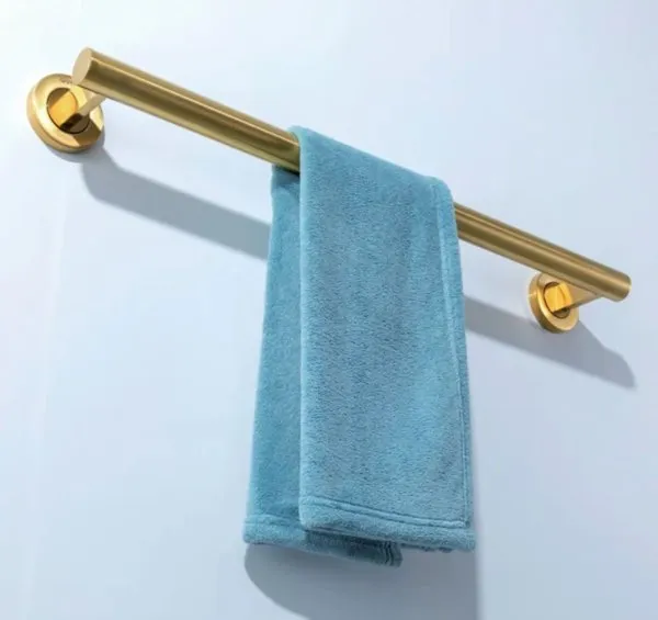 Поручень для ванной Gappo G06-3 A25 сатин золотой