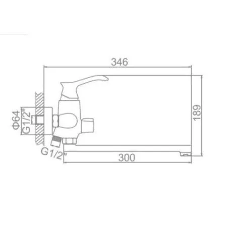 Смеситель Ledeme L2341 Хром