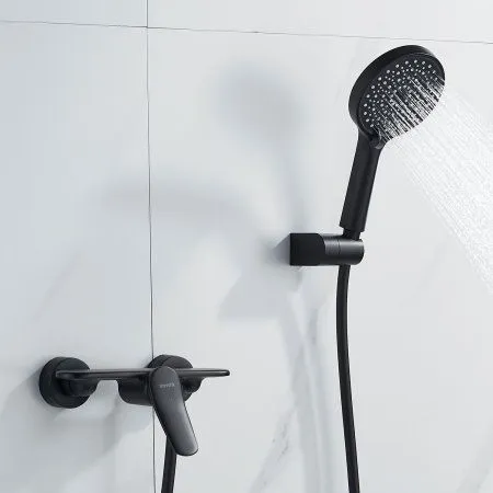 Смеситель  для душа Shevanik S4OR71TI6HSG, Черный