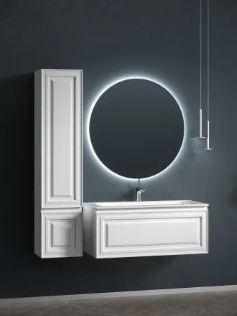 Тумба подвесная SANCOS Very 995х445х406, c одним  ящиком оснащенным доводчиками, Bianco , VR100W