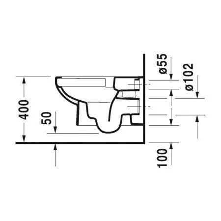 Унитаз подвесной Duravit DuraStyle Basic 45620900A1 микролифт - купить в Москве по низкой цене в интернет-магазине с доставкой по всей России | HITsant Унитаз подвесной Duravit DuraStyle Basic 45620900A1 микролифт