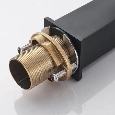 Смеситель для раковины однорычажный с гайкой Shevanik S9601H, Черный