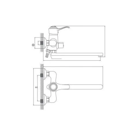 Смеситель Ledeme L2362 хром