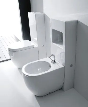 Чаша для приставного унитаза Kerasan Flo 311601 белый