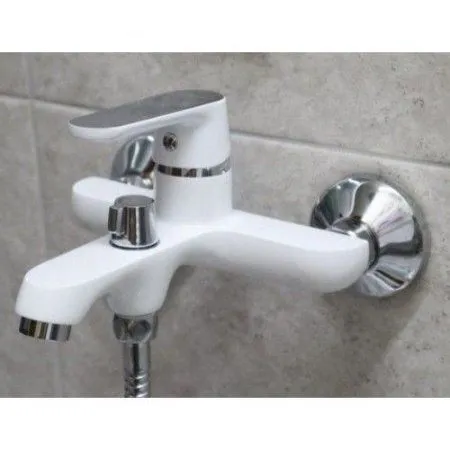 Смеситель Ledeme L3277W хром/белый