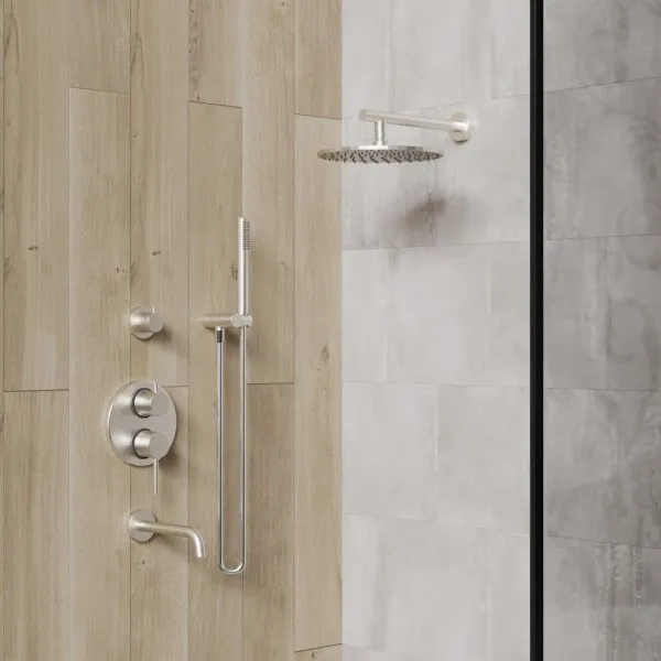 Кронштейн для верхнего душа PAINI 50FRPWKX74PN5TATT3EC5 350 мм, брашированный никель PVD