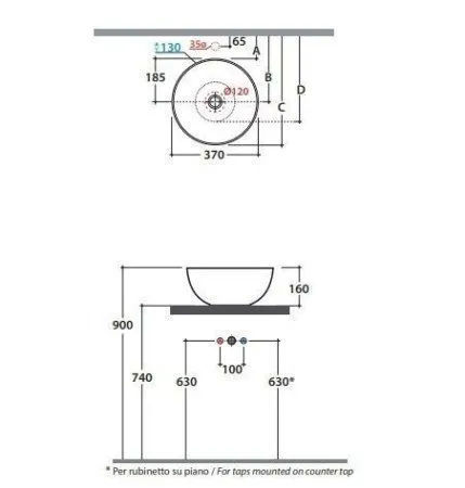 Раковина Globo T-Edge B6T37.BI*0 37 белый - купить в Москве по низкой цене в интернет-магазине с доставкой по всей России | HITsant Раковина Globo T-Edge B6T37.BI*0 37 белый