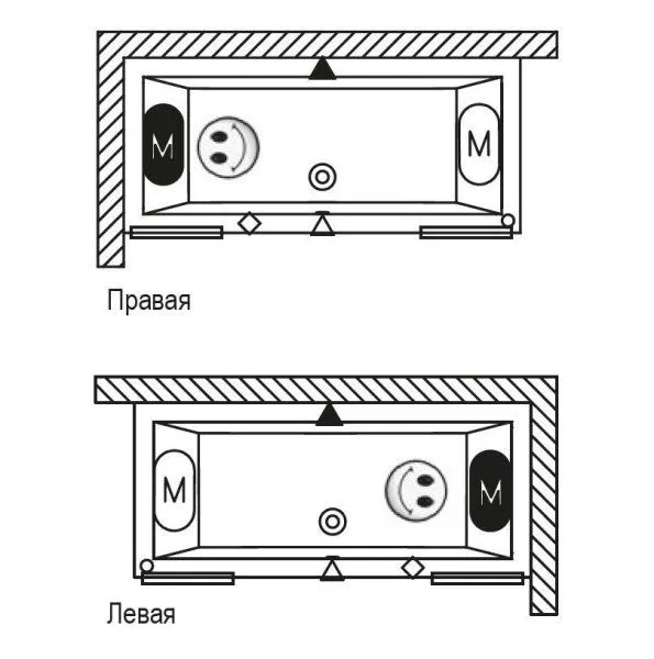 Ванна акриловая Riho Lugo B134001005 180x90 с тонким бортом