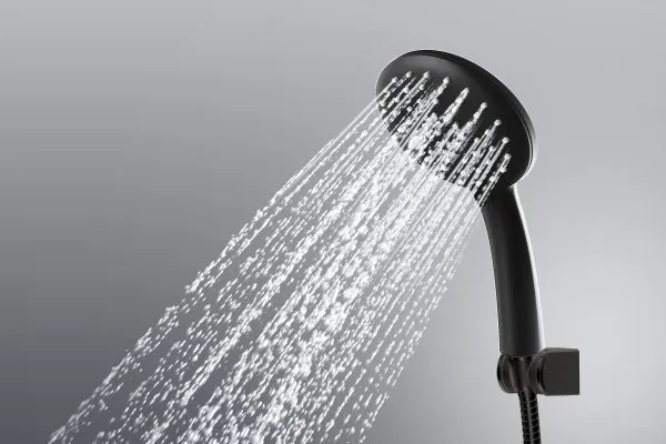 Душевая лейка SANCOS Lotus, диаметр 115 мм, 3 режима, цвет черный матовый,  SC6003MB