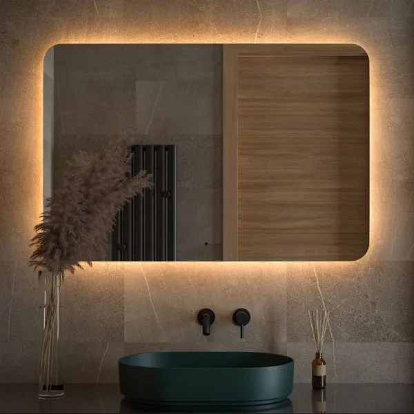 Зеркало с LED-подсветкой настенное Defesto Opti DF 2820RH 120x80