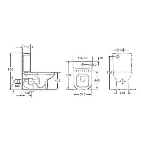 Унитаз-компакт Orans Ceramic WM-9903 микролифт