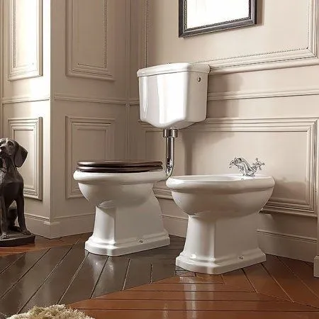 Унитаз Kerasan Retro 1010bi со средним бачком, верт. выпуск