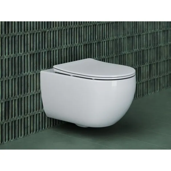 Унитаз подвесной Ceramica Nova Long CN3015 микролифт - купить в Москве по низкой цене в интернет-магазине с доставкой по всей России | HITsant Унитаз подвесной Ceramica Nova Long CN3015 микролифт