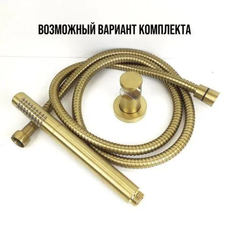 Держатель ручного душа Paini 53VZPJGS18RF6TGHT фиксированный, брашированное золото PVD