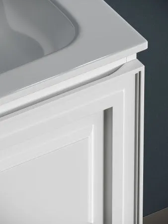 Тумба подвесная SANCOS Very 790х445х406, c одним  ящиком оснащенным доводчиками, Bianco , VR80W