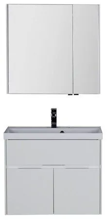 Шкаф-зеркало Aquanet Латина 00179635 80 белый